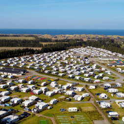 Luftfoto Luftfoto af Løkken Klit Camping