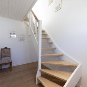Gaarden-trappe Flot trappeopgang på Bondegården