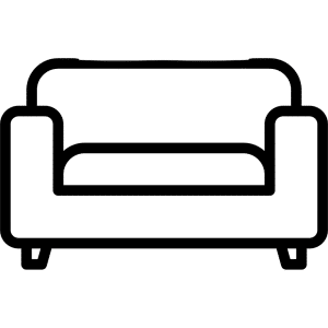 Ikon viser sofa