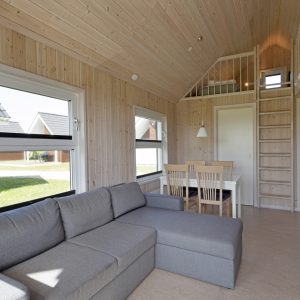 Vesterhavshytte-sofa Opholdsstue i Vesterhavshytte