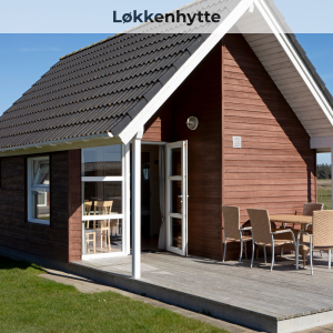 Loekkenhytte-terrasse Terrasse med havemøbler i Løkkenhytte